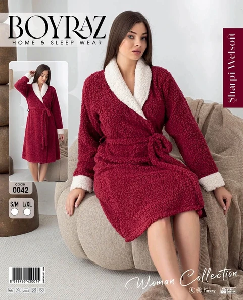 MDB Boyraz 0042 Kadın Sharpi Welsolf Sabahlık ürün görseli