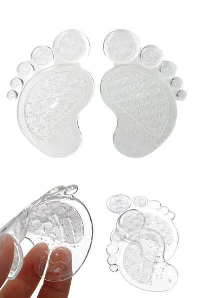 NACTUMU Rahat Silikon Ayak Kaydırmaz Pedi, Ayakkabı İçin Dolgulu Tabanlık ürün görseli