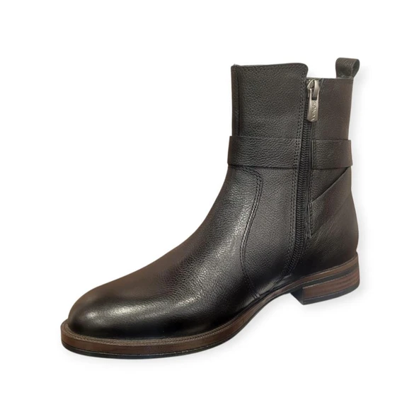 VENÜS 2552703K DÜZ TOPUK İNCE TABAN DERİ KADIN BOT - Resim 4