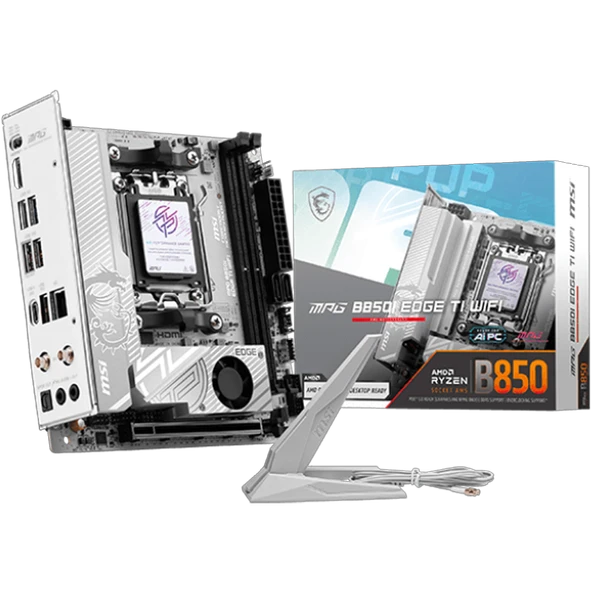 MSI B850M GAMING PLUS WIFI 8200MHz(OC) DDR5 Soket AM5 M.2 HDMI USB-C mATX Anakart ürün görseli