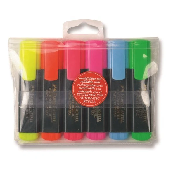 Faber Fosforlu Kalem 1548 6 Renk ürün görseli