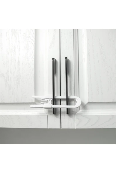 NACTUMU Bebek ve Çocuk Çekmece Koruma, Raylı Dolap Emniyet Kilidi Güvenlik Sistemi - Resim 5