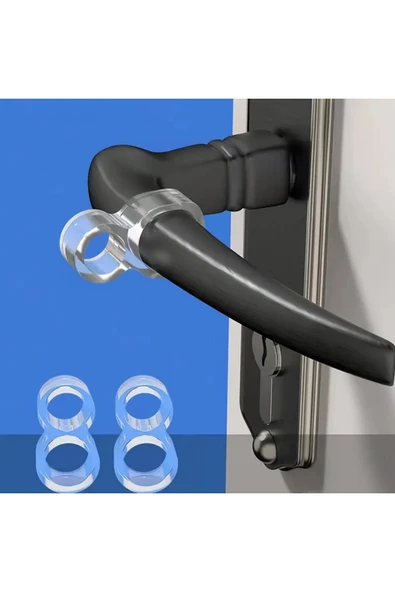 NACTUMU 4 Adet Kapı Tamponu, Silikon Kapı ve Pencere Vurma Önleyici Stoper - 2