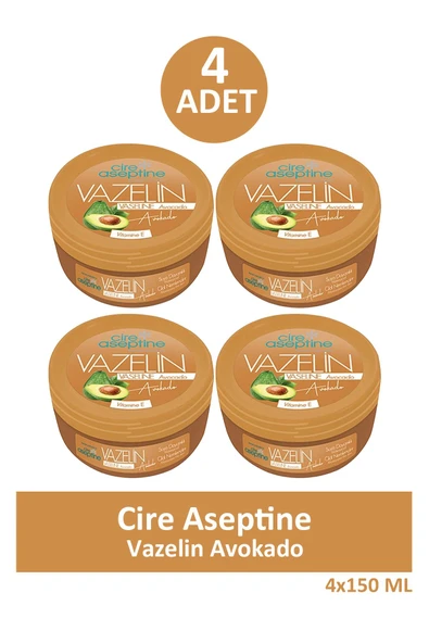 Cire Aseptine Vazelin Avokado 150 ml 4 Adet ürün görseli 1
