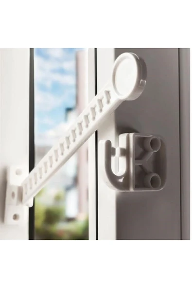 NACTUMU Bebek, Çocuk ve Evcil Hayvanlar İçin Ayarlanabilir Güvenlik Pencere Havalandırma Kilidi - Resim 5