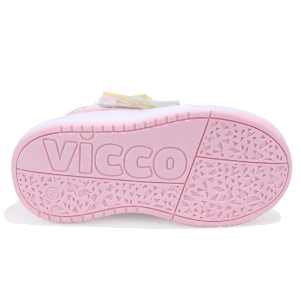 Vicco Yenni 946P25K416 Pudra Ortopedik Günlük Işıklı Kız Çocuk Spor Bot - 4