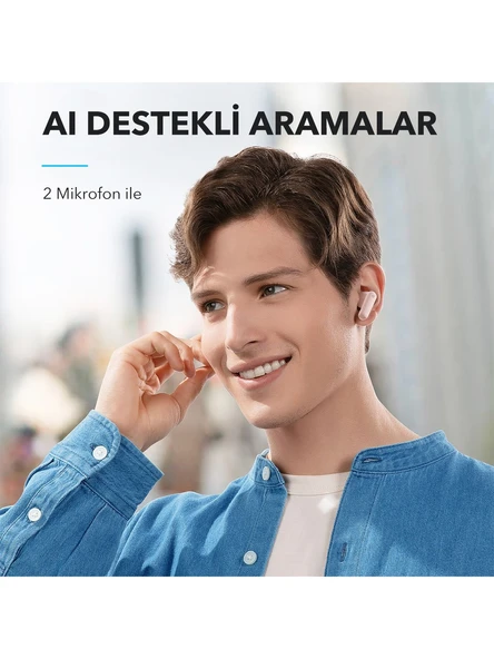 Anker Soundcore R50i Tws Bluetooth Kablosuz Kulaklık Pembe -ios ve Android Uyumlu - A3949 (Anker Türkiye Garantili) - 4
