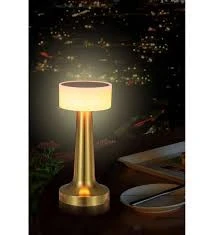 Cata CT-8436 Denver 3 Işık Gold Renkli Dokunmatik USB Şarjlı Dim Edilebilir Masa Lambası - 3