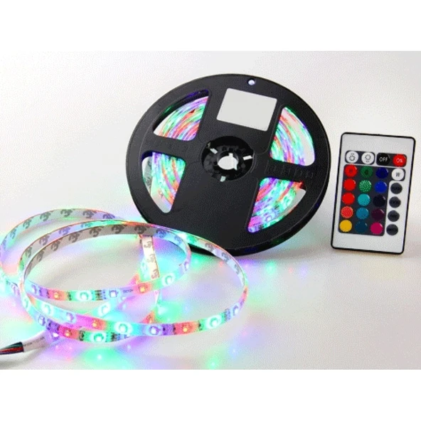 Uzaktan Kumandalı 20 Fonksiyonlu 5 Metre Şerit Led - Resim 2