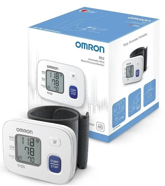 Omron Bilekten Tansiyon Aleti RS2 HEM-6161-E ürün görseli 1