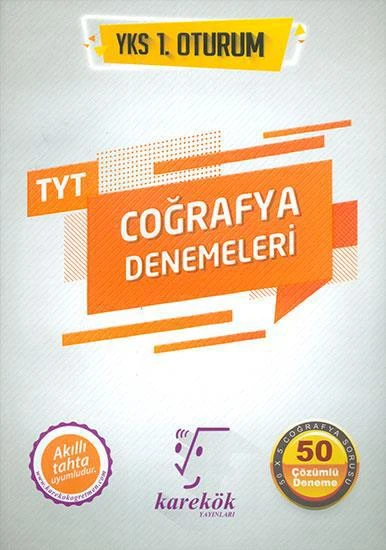 TYT Coğrafya Denemeleri 50 Çözümlü Deneme YKS 1. Oturum ürün görseli