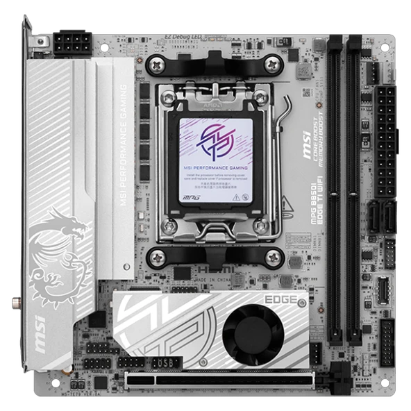 MSI B850M GAMING PLUS WIFI 8200MHz(OC) DDR5 Soket AM5 M.2 HDMI USB-C mATX Anakart - Resim 2