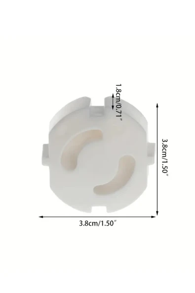 NACTUMU Bebek ve Çocuk Güvenliği İçin Priz Koruma Kapağı, 6 Adet Priz Kapatıcı ve Muhafazası - 3