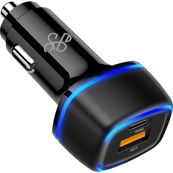 Eagleton Araç Şarjı Usb-C Pd 30W+QC3.0 18W - Resim 3