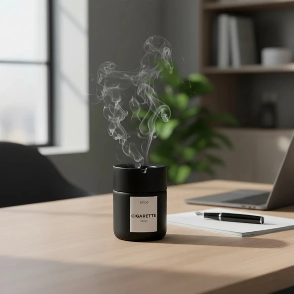 Siyah Cam Küllük ürün görseli 1