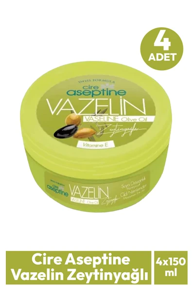 Cire Aseptine Vazelin Zeytinyağlı 150 ml 4 Adet ürün görseli 1