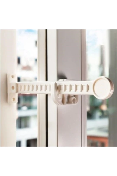 NACTUMU Bebek, Çocuk ve Evcil Hayvanlar İçin Ayarlanabilir Güvenlik Pencere Havalandırma Kilidi - Resim 7