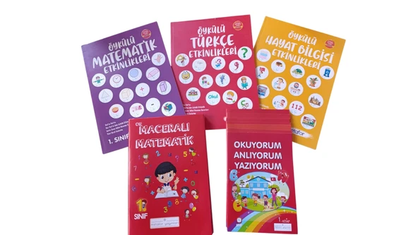 1. sınıf Çalışma Seti Metafor Yayınları 21 Kitap Öykülü - Maceralı Etkinlikler