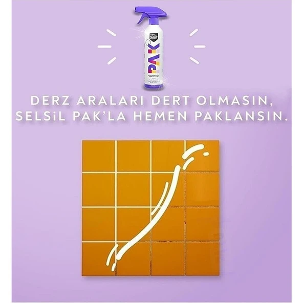 Selsil Pak Mucize Köpük Sprey Temizleyici - Resim 3