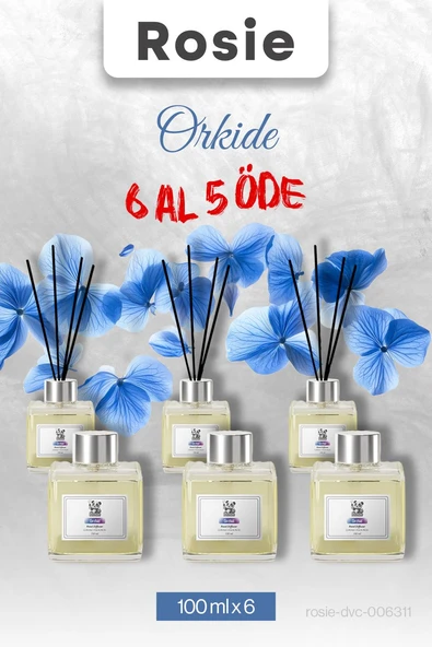 Orkide 6 AL 5 ÖDE, Rosie Çubuklu Oda Kokusu 100 ml ürün görseli
