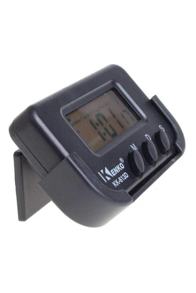 NACTUMU Ev ve Araç Kullanımı İçin Dijital Saat, Kronometreli ve Alarmlı Pilli Model - 3