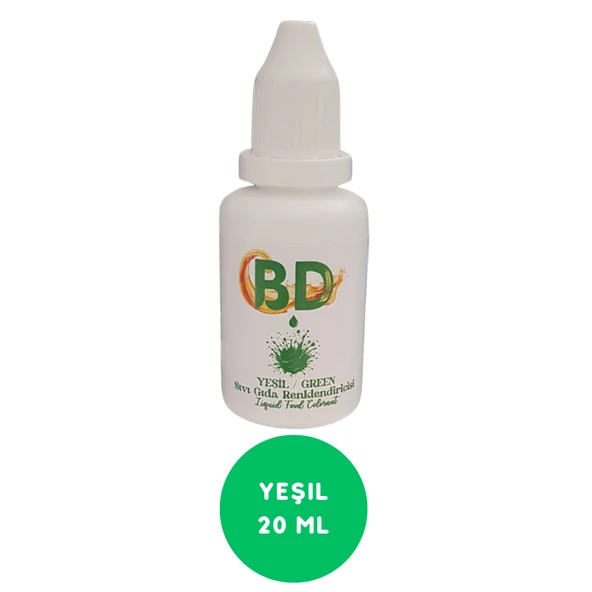 BD 6'lı Sıvı Gıda Boyası Seti – 20 ml (Turuncu, Pembe, Mavi, Sarı, Yeşil, Kırmızı) - Resim 7