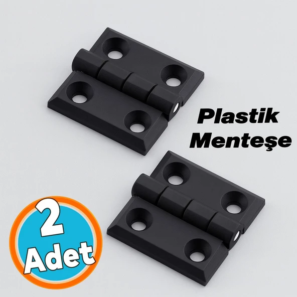 Yaprak Menteşe Plastik 30x30 mm Dayanıklı 2 Adet Set Küçük Dolap Çekmece Kapak Mobilya Menteşe ürün görseli