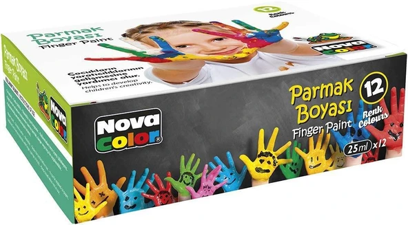 Nova Color Parmak Boya 12'Li Tk Nc-460 ürün görseli