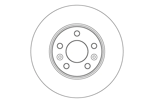 TRW DF4615 ÖN FREN DİSKİ RENAULT MEGANE IV 15> TALISMAN 15> DIŞ ÇAP:296MM K:26MM Y:44MM 5 DELİK 402062000R ürün görseli 1