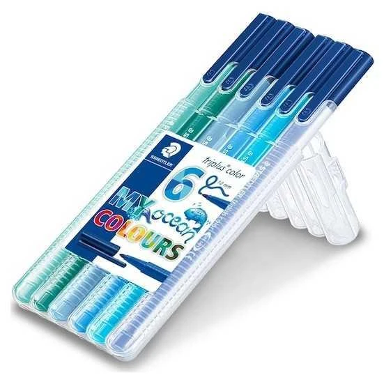 Staedtler Keçeli Kalem 6 Lı Okyanus 323 Sb6Cs5 ürün görseli