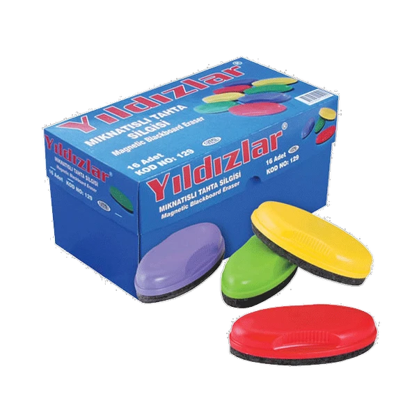 Yıldızlar Kod: 129 Mıknatıslı Tahta Silgisi Tekli ürün görseli