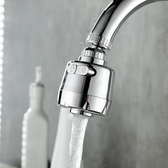 3 Fonksiyonlu  Krom Oynar  Musluk Başlığı - Resim 4
