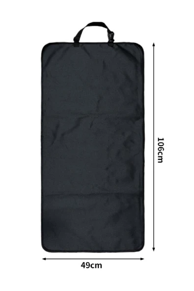 NACTUMU Evcil Hayvanlar İçin Su Geçirmez Araç Koltuk Kılıfı, Kedi ve Köpekler İçin Tekli Model - Resim 2