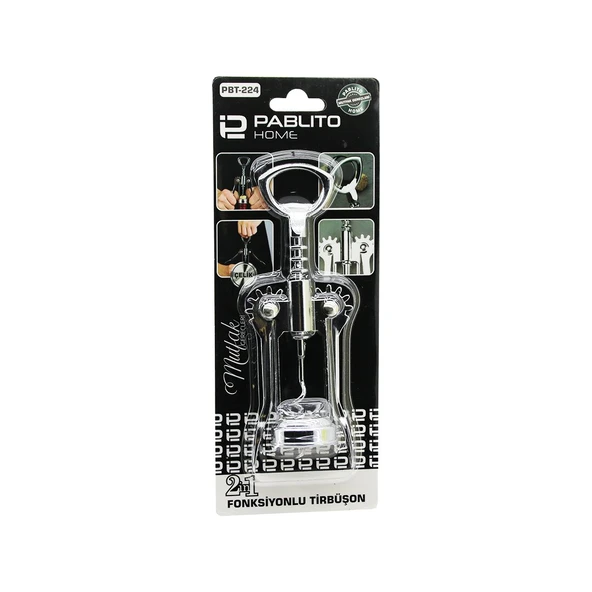 2İN1  METAL ÇELİK  TİRBUŞON - KAPAK  AÇACAK (5284) ürün görseli