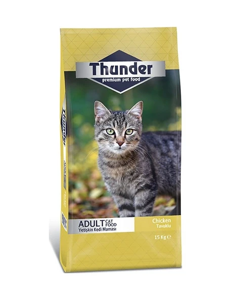 Thunder Tavuklu Yetişkin Kedi Maması 15 Kg ürün görseli