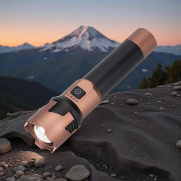 PANTHER PT-4109 USB ŞARJLI EL FENERİ ürün görseli 1