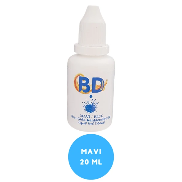 BD 12'li Sıvı Gıda Boyası Seti – 20 ml (Turuncu, Pembe, Mavi, Sarı, Yeşil, Kırmızı, Lacivert, Bordo, Kahve, Mor, Siyah, Fuşya) - 4