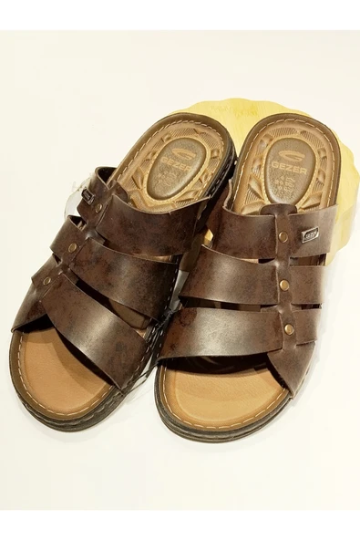 Monalisa Home 40 Numara Kahve Rengi Figürlü Gösterişli Terlik ürün görseli 1