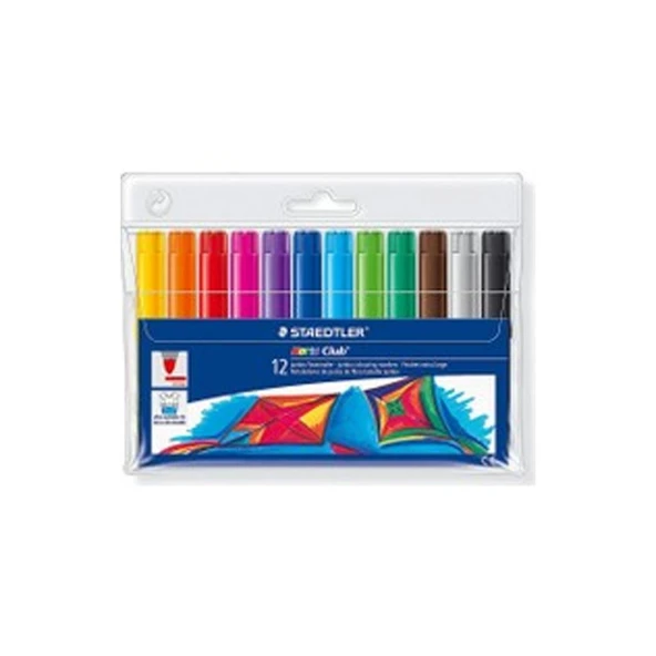 Staedtler Noris Clup Jumbo Keçeli Kalem 12 Renk 340 Wp12 04 ürün görseli