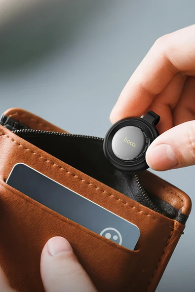 Hoco. E100 Graceful Intelligent Apple Find My Özellikli Anti-Lost AirTag Takip Cihazı - Beyaz - Resim 5