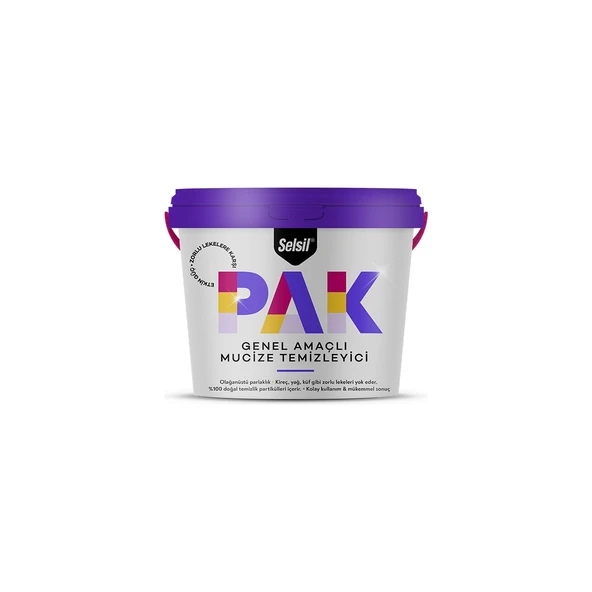 Selsil Pak Genel Amaçlı Mucizevi Temizleyici, Olağanüstü Parlaklık 500 gr ürün görseli