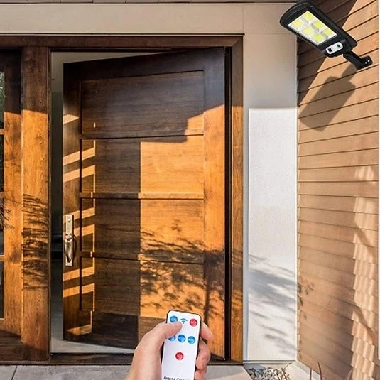 KENPAZAR 120 Ledli Kumandalı Solar Sokak Lambası Bahçe Aydınlatma S-36 - 3