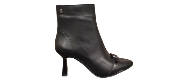 VENÜS 2554001K SİVRİ BURUN İNCE TOPUK KADIN DERİ BOT ürün görseli