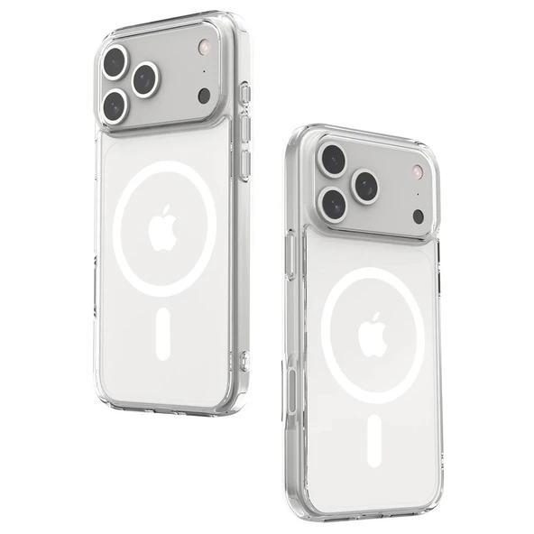 BİKAPAK MAGSAFE AIR IPHONE 17 PRO ŞEFFAF KAPAK - Resim 2