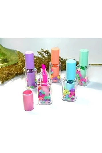 KENPAZAR 5 Li Mini Oje Şekilli Fosforlu Kalem ürün görseli