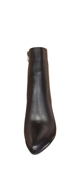 VENÜS 2554002K İNCE TOPUK SİVRİ DERİ KLASİK KADIN BOT - Resim 12