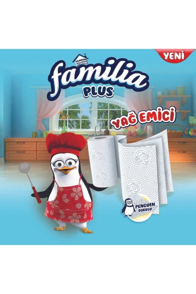 Plus Yağ Emici Kağıt Havlu 24 Rulo (6 Rulo x 4 Paket) - Resim 4