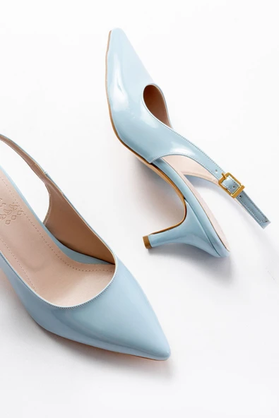 ST-1152 Beyaz Günlük 7 cm Topuklu Kadın Ayakkabı  - kopya - Resim 9