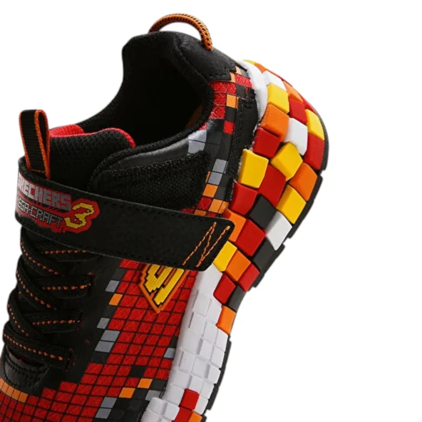 Erkek Çocuk Siyah Spor Ayakkabı - Resim 11