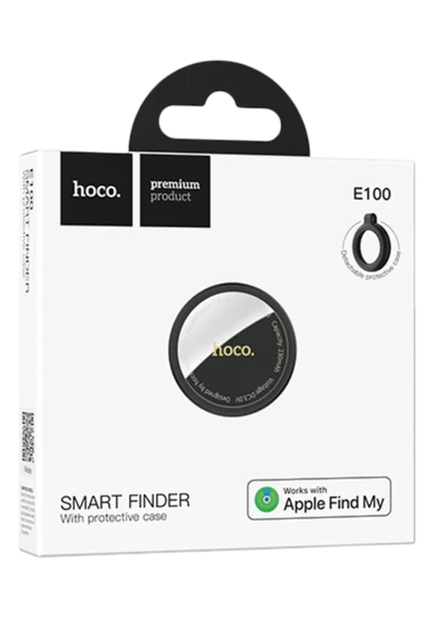 Hoco. E100 Graceful Intelligent Apple Find My Özellikli Anti-Lost AirTag Takip Cihazı - Beyaz - Resim 7